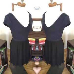 Urban outfitters short sleeve sweater top dress