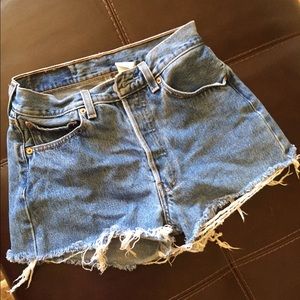 Vintage High waisted Levi Shorts