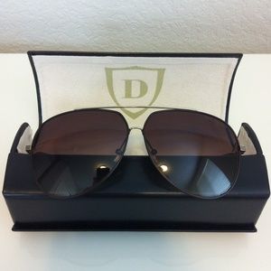 Dita Condor Large Metal Aviators