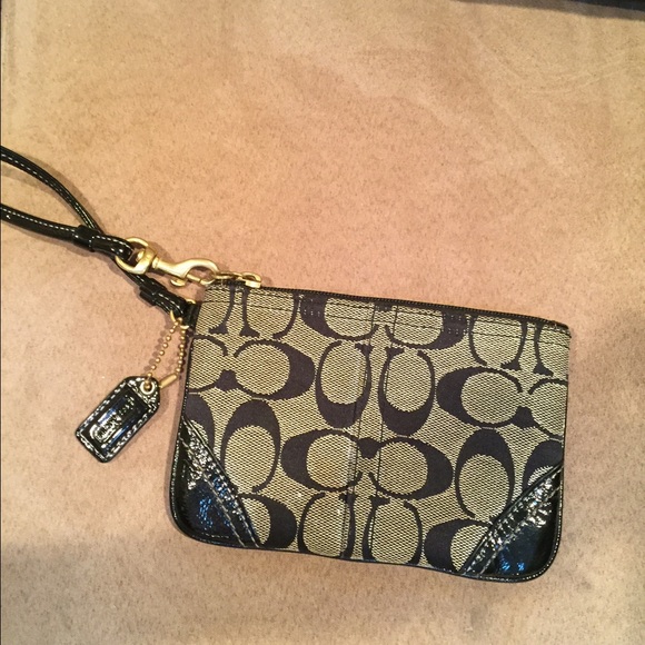 Authentic coach wristlet