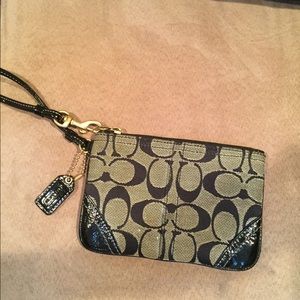 Authentic coach wristlet
