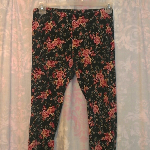 Floral leggings