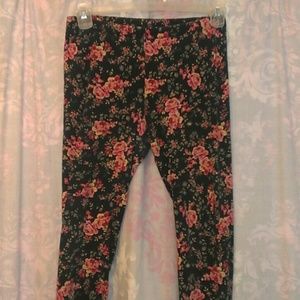 Floral leggings
