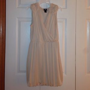 Cream formal dress