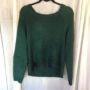 Reserved H&M Forest Glitter Green Sweater