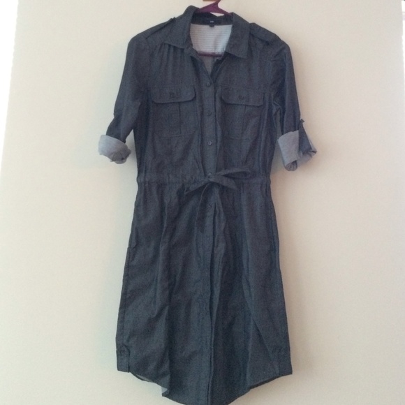 Dark Blue Denim Gap Dress