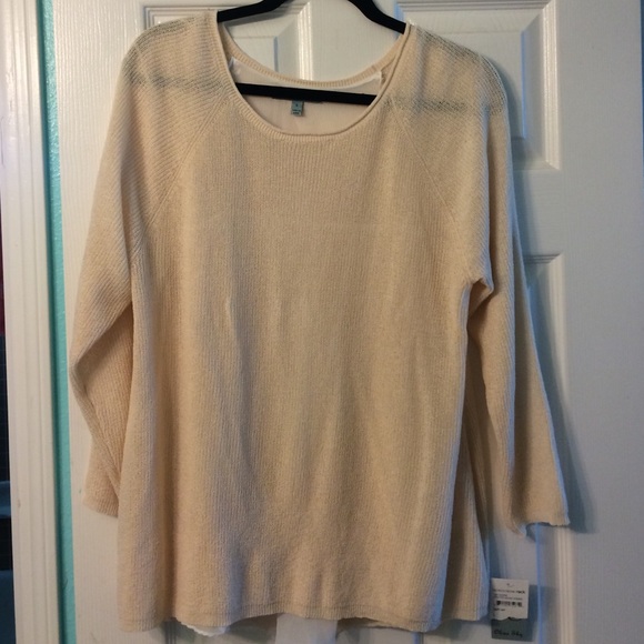 Winter beige combo sweater