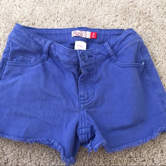Girls cute lavender/purple summer shorts
