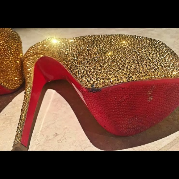Christian Louboutin Highness Strass 160mm $6395 - Picture 4 of 4
