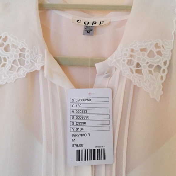 Urban Outfitters semi-sheer white lace dress - Picture 2 of 3