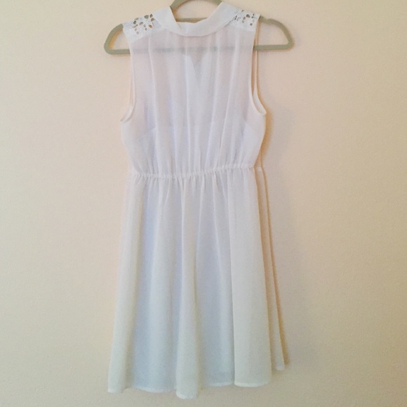 Urban Outfitters semi-sheer white lace dress - Picture 3 of 3