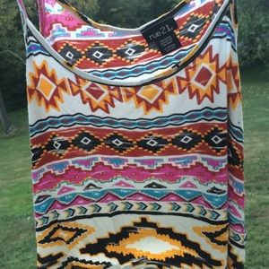 Aztec crop top