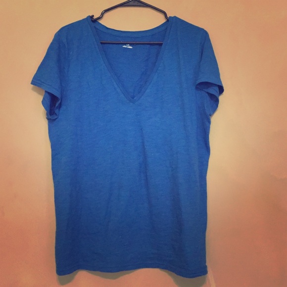 Merona Large Royal Blue V-Neck
