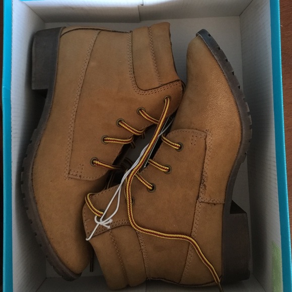 Tan booties