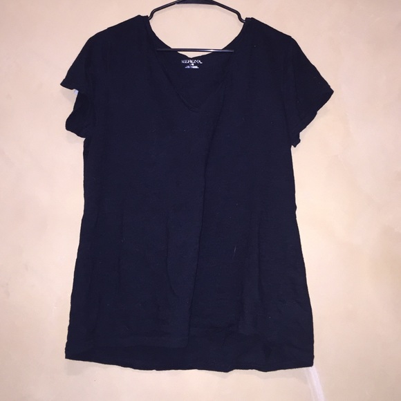 Merona Large Black V-Neck