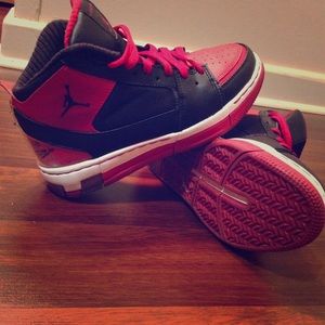 Air Jordan's red & black