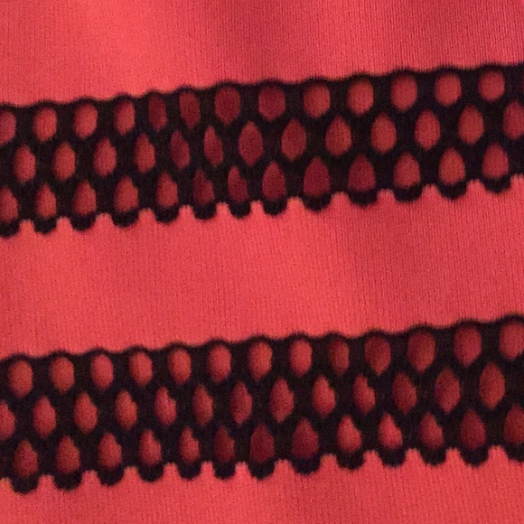 NWT black and coral lace dress - Picture 4 of 4