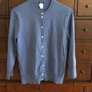 Blue Jcrew Cardigan
