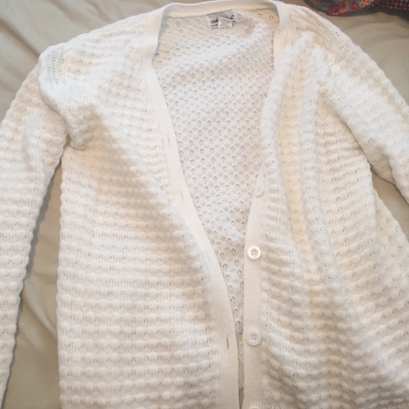 Off white thick cardigan!