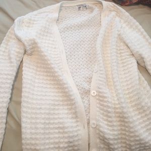 Off white thick cardigan!