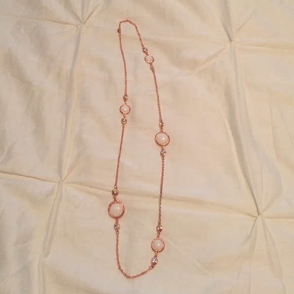 Long Rose Gold Necklace