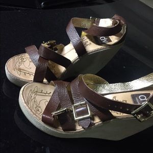Wedge sandal heel