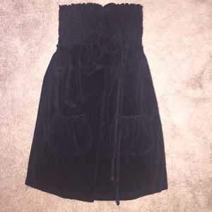 Black cover up dress