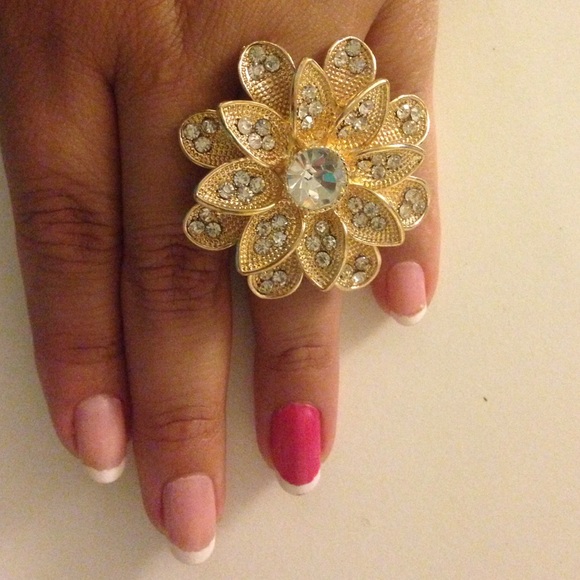 Expandable Rose Statement Ring