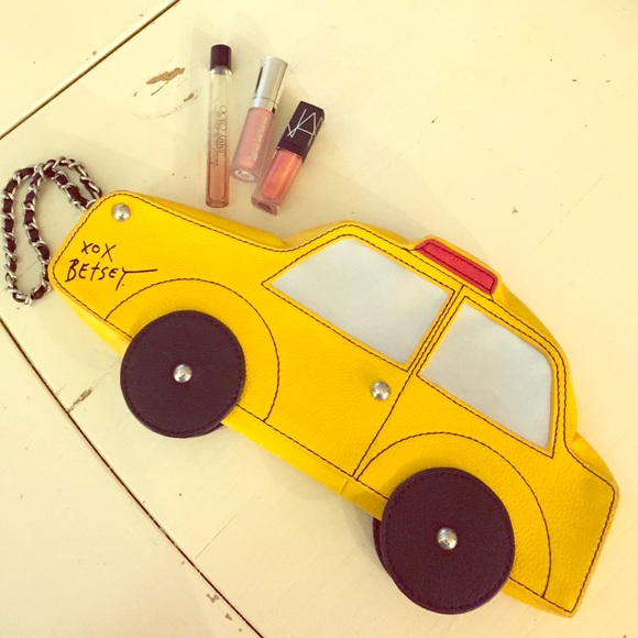 Betsey Johnson Taxi Cab Clutch