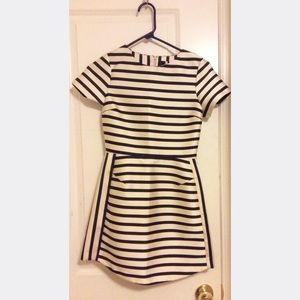 Topshop striped dress