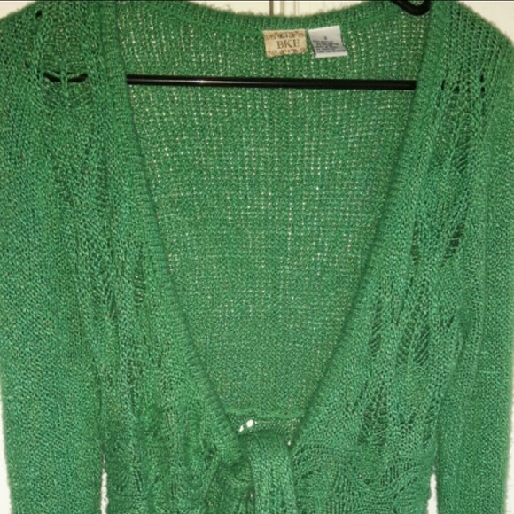 BKE Tie Front Cardigan Sweater