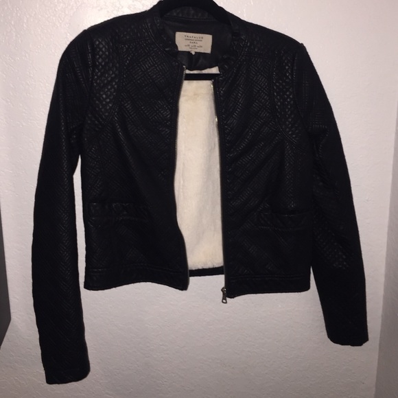 Zara leather jacket
