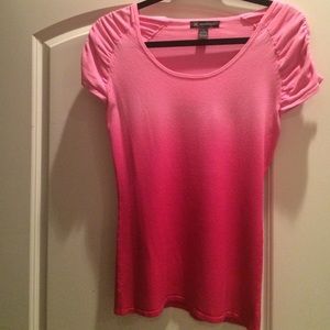 pink ombré tshirt