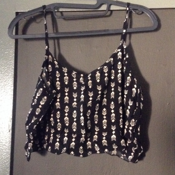 Chevron crop top