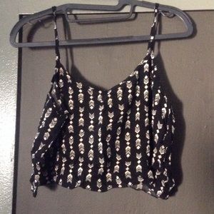 Chevron crop top