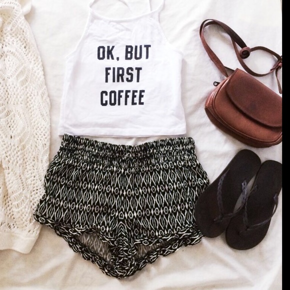 ruffle shorts
