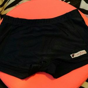Navy blue spandex