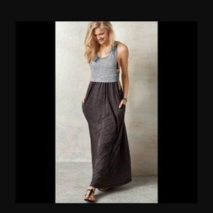 Victoria's Secret NWOT Grey Maxi Cover-up Dress