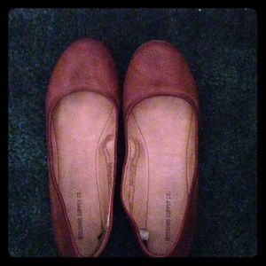 Brown leather flats💸👡
