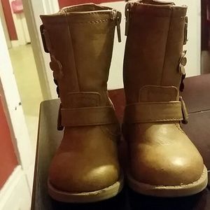 Toddler boots mid high