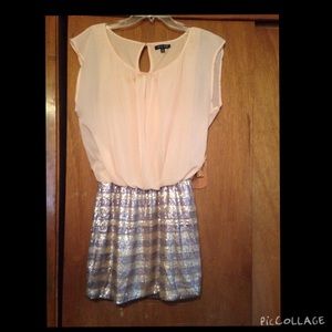 Gold and Silver As You wish Dress from Belk