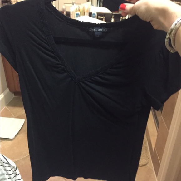Banana republic black blouse