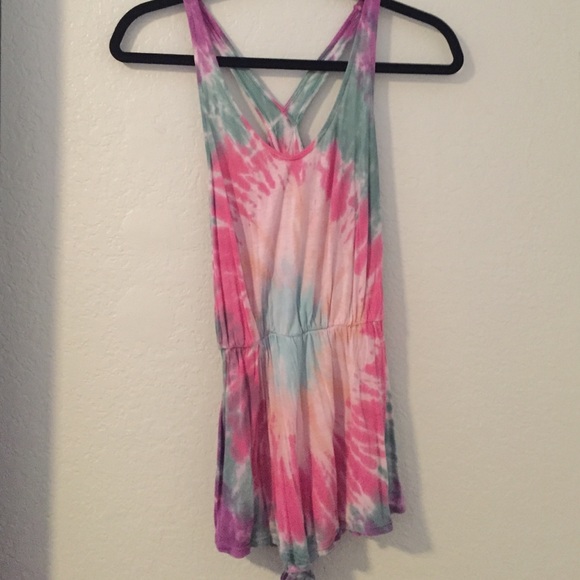 Urban outfitters tie dye romper
