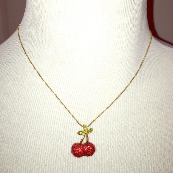 Adorable Cherry Necklace