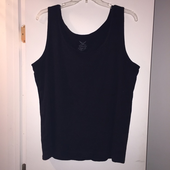 Plus size faded glory black tank 4x