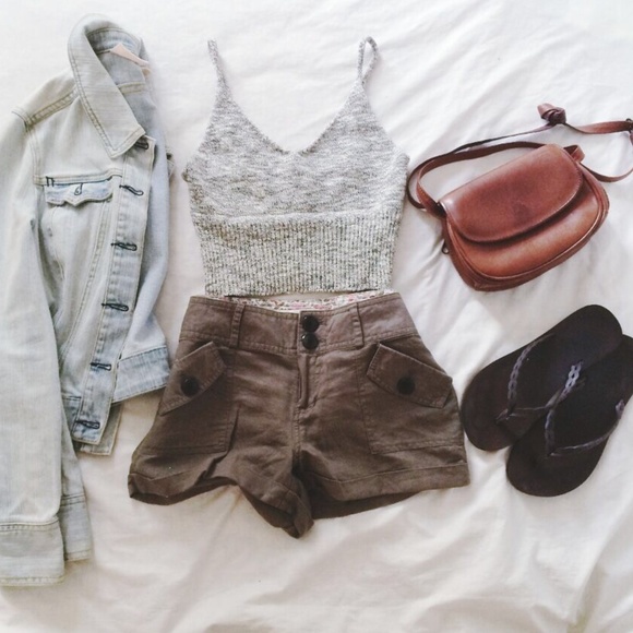 green army shorts