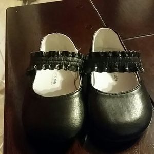 Toddler cute flats with velcro strap( Oshkosh)