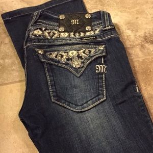 Miss Me Boot Cut Western Style Jeans