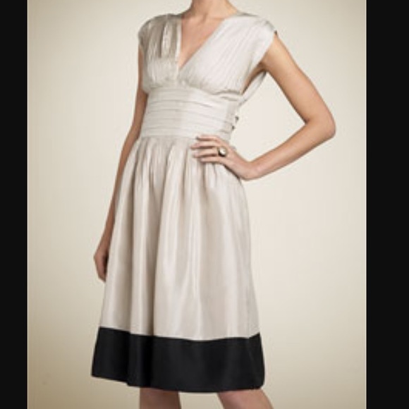 BCBGMaxAzria Dresses & Skirts - BCBG MAXAZRIA Cream and Black Cocktail Dress.