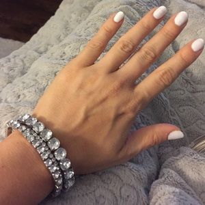 ▪️3 strand rhinestone bracelet